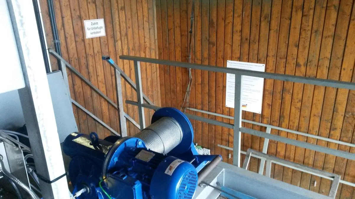 Planeta-Winde an der Schanzenanlage in Oberwiesenthal