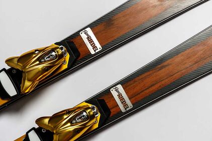Handgefertigte Ski von Peter Riedel