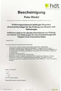 Bescheinigung 2024