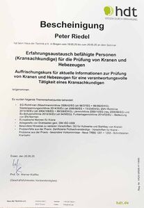 Bescheinigung 2025